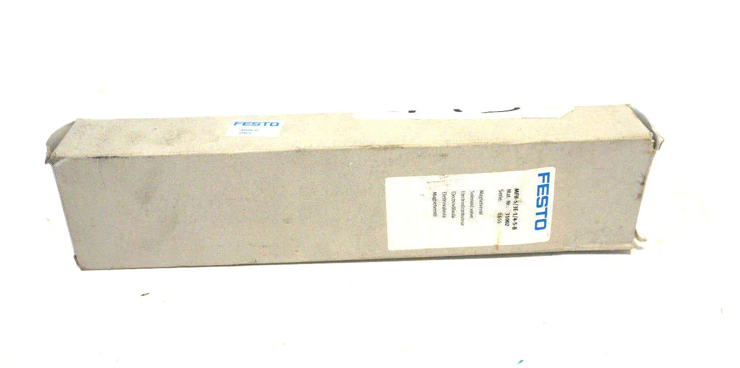 NEW FESTO MFH-5/3E-1/4-S-B SOLENOID VALVE 31002 MFH53E14SB