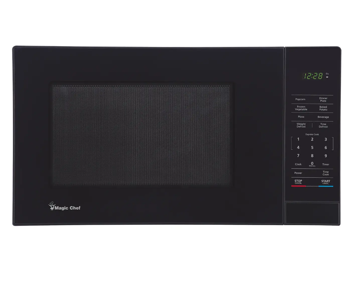 Magic Chef 1.1 CU. FT. COUNTERTOP COOKING, IN BLACK WITH GRAY CAVITY
