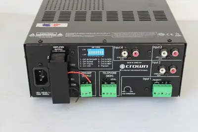 Crown 160MA Four-Channel 60-Watt Mixer Amplifier for Commercial Audio