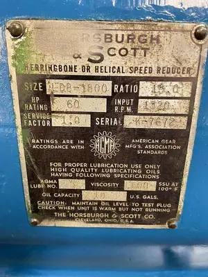 USED HORSBURGH & SCOTT LDB-1800