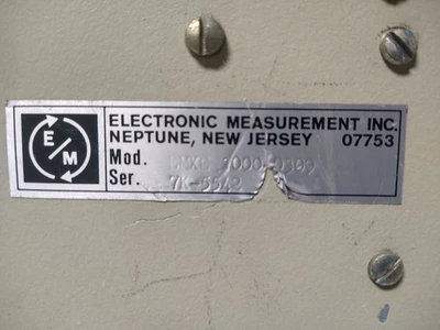Electronic Measurements EMXE Igniter 50A Model EMXE-1000-0309 7K-5542