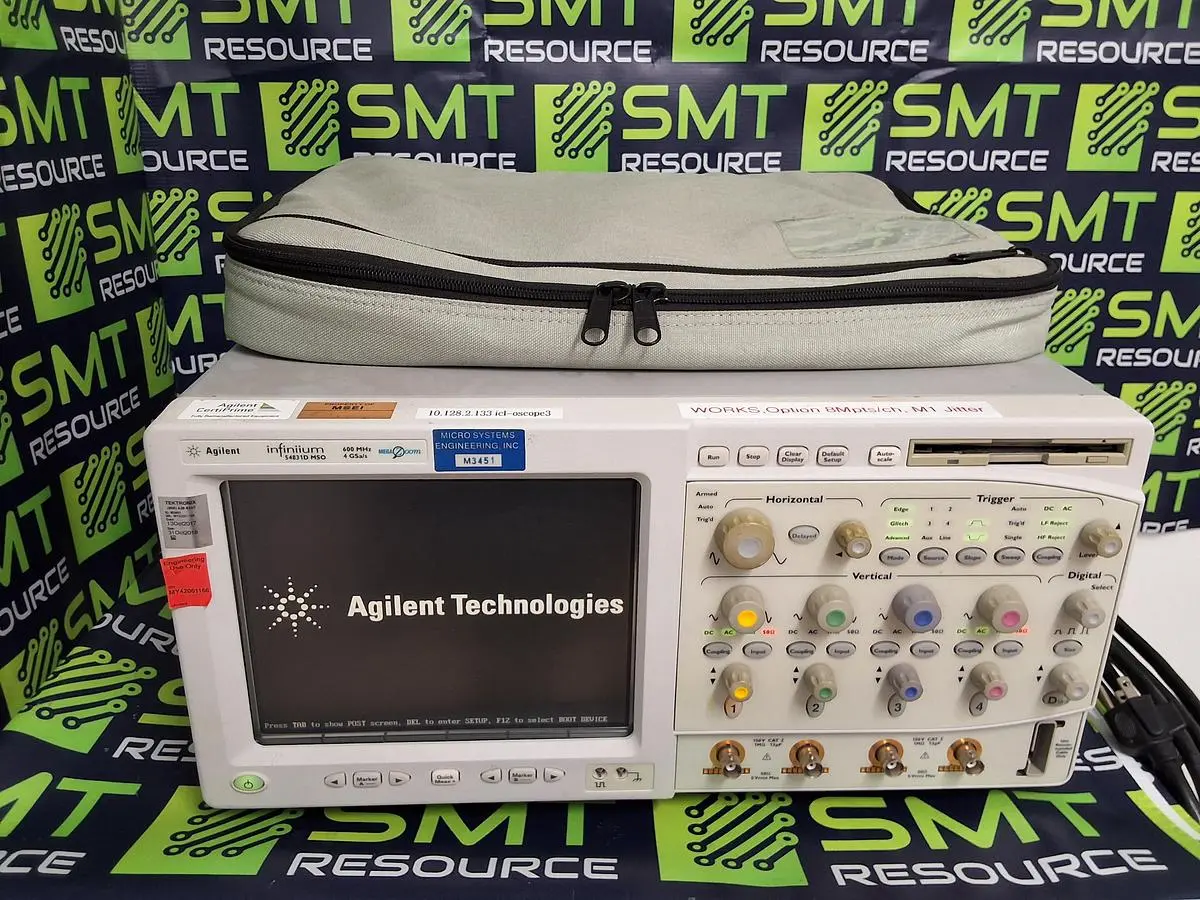 AGILENT INFINIIUM 54831D MSO OSCILLOSCOPE 600 MHz 4 GSa/s MEGA ZOOM