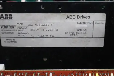 ABB ASEA BROWN BOVERI AAD-6351A-R11V4 / AAD6351AR11V4 STOCK 711-A