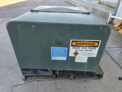 25 KVA Single Phase T&R Pad Mount Transformer 4160 GY 2400 to 240 120 IMP 1.7