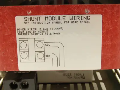 Allen Bradley 1394-SR9AF 900W Shunt Module For use with Digital Servo Controller