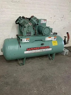 5915-540 Gardner Denver Air Compressor Two-Stage Compressor Pump (5HP) 80 Gal Horizontal Tank