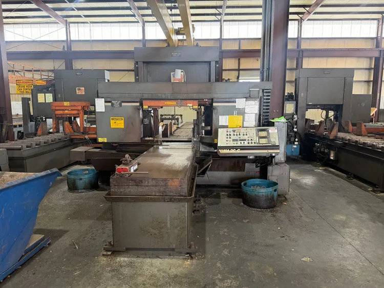 Used HE&M Saw H160A-DC-C Horizontal Dual Column Band Saws Texas US | SI Machine Services LLC #1327975