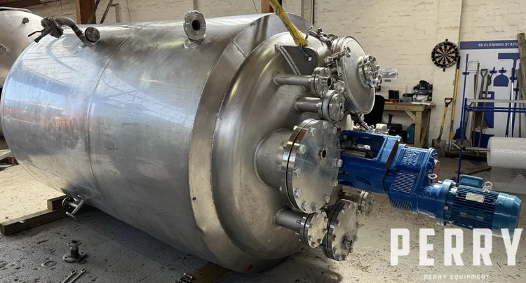 1998 PSV 4000 Litre Reactors & Kettles - Stainless Steel | Perry Equipment