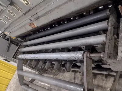 60" X .057" HERR-VOSS MODEL #66/1.156-19/9 4-HIGH BACKED UP PRECISION COIL LEVELER: YOBRO #25004