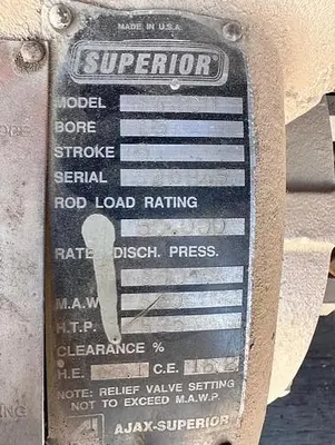 USED WHITE SUPERIOR 643CH