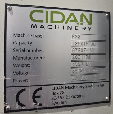 2021 CIDAN F32 Folding Machines | THREE RIVERS MACHINERY (3)