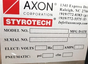 Used AXON _UNKNOWN_ Shrink Tunnels Connecticut US | DMC Industries #1281922