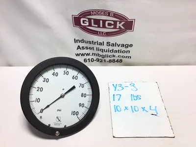 Ashcroft 1JA11470-017 Pressure Gauge 1/4″NPT Bronze Tube Brass Socket 0-100PSI