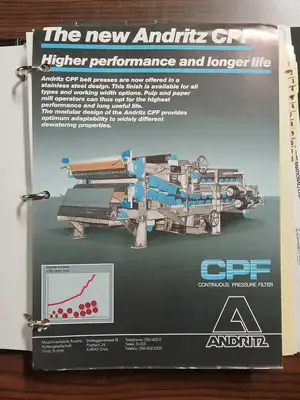 USED ANDRITZ CPF 2.0 METER SMX-P3