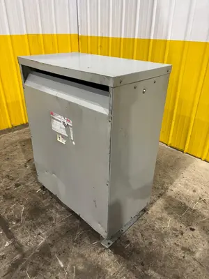 112.5 KVA FEDERAL PACIFIC 480 <-> 208Y/120 ELECTRICAL TRANSFORMER: YOBRO #24137