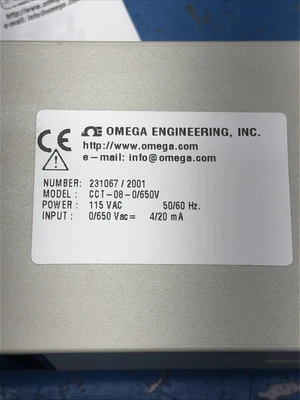 New | in-Stock OMEGA CCT-08-0/650V Miscellaneous Equipment (Electrical & Power) Indiana US | J&J Industrial Supply #1228097