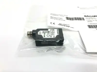 New | in-Stock Balluff BOS015C Photoelectric Retroreflective Sensor Photoelectric Sensors Michigan US | Maverick Industrial Sales #1410633