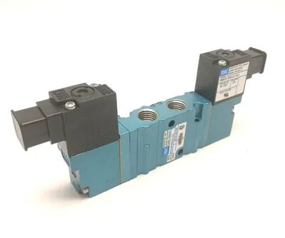 461A-BOA-DM-DDAJ-1KJ, 461A-B0A-DM-DDAJ-1KJ | MAC Valves 461A-BOA-DM-DDAJ-1KJ Double Solenoid 3-Pos Pilot Valve 24VDC 1/4"NPTF - New Other
