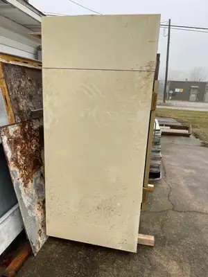 Used Star Used Star 4875101 2 Door Indoor Commercial bag Ice Merchandiser Freezer 120V Display Freezers Illinois US | Falcon Restaurant Supply #1376387