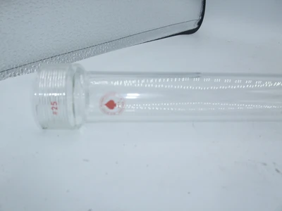 Ace Glass Chromatographic Column, #25 with Inside Threads, 20 Inches Long