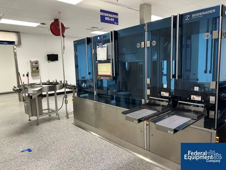 Used Seidenader Seidenader Vial Inspection Machine MS-60 Inspection Machines Kansas US | Federal Equipment Company #177166