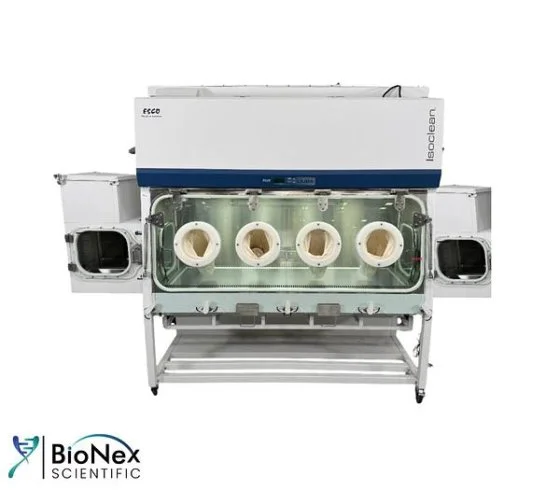 USED ESCO ISOCLEAN POSITIVE 4 GLOVE ISOLATOR