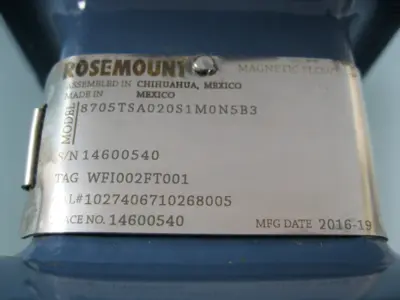 Used Rosemount 8705TSA020S1M0N5B3 Sensors New Hampshire US | Bitter End Trading #1452843