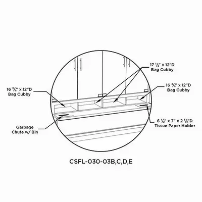 CAYUGA _UNKNOWN_ Pastry Case w Ledge | Harvest Equipment and Fabrication Inc (7)