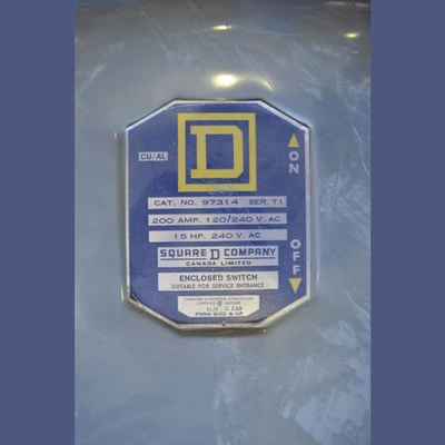 Square D 200 Amp Disconnect