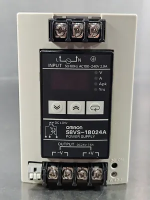 Omron S8VS-18024 24VDC Rail Power Supply. 4C-23