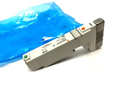 USED SMC DOUBLE SOLENOID VALVE 5-PORT