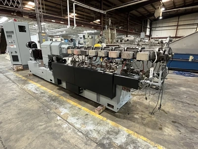 60MM Leistritz ZSE 60 GL-36D Twin Screw Extruder, 36:1 L/D, 121KW