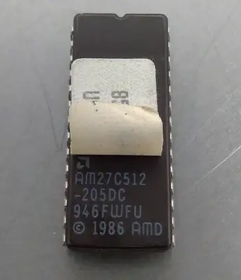 AMD - AM27C512 - IC Chip CMOS EPROM - AM27C512-205DC 3D-23