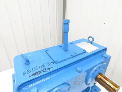 Horsburgh & Scott B-668 Worm Gearbox Reducer 15.5 Ratio 20Hp 74rpm Dual Shaft