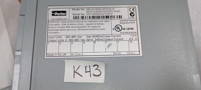 USED Parker 650-43145020-BF0P00-A1
