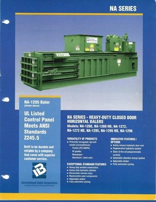 USED IBC   NA SERIES IBC 1272