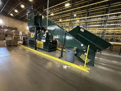 USED INTERNATIONAL BALER CORPORATION NA-1295-48 CLOSED DOOR BALER