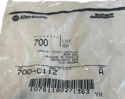 LOT OF 5 ALLEN BRADLEY 700-C11Z CONTACT CARTRIDGE SER. A 700C11Z