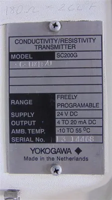 Yokogawa SC200G-C-UXB/J Conductivity / Resistivity Transmitter Used
