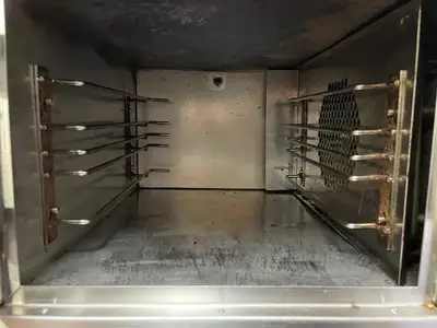 Used Nu-Vu Used NU-VU XO-1 Half-Size Stainless Countertop Convection Steam Oven 120v Steam Cooking Equipment Illinois US | Falcon Restaurant Supply #1375788