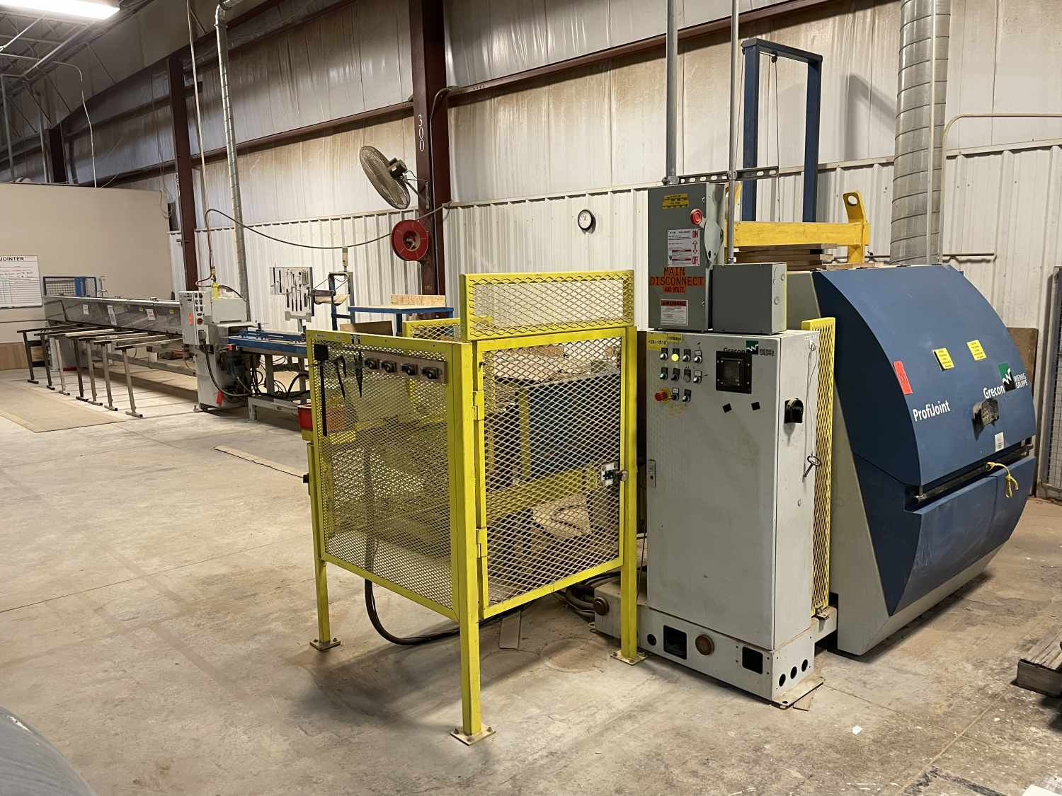 GreCon ProfiJoint Finger Joint System with PJ 150/500 Shaper and PJ 10/6100 Press