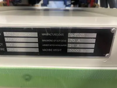 New | in-Stock 2025 NIIGATA MZ 1200/300 Injection Molding Machines Massachusetts US | Absolute Machinery #1543146