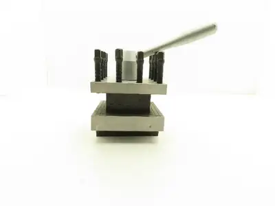 Lathe Milling Machine Tool Post Holder Hold Down 138mm X 138mm 12 Screw T-Slot