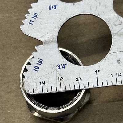 (7)S/S Thread Adapters With O-Ring  SZ. 1/2”& 3/4” NNB Fast Shipping+ Warranty