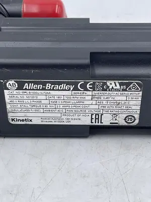 USED ALLEN-BRADLEY ALLEN-BRADLEY MPL-B1530U-VJ72AA SER A