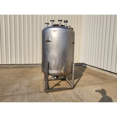 Used 316L Stainless Steel Reactor Pressure Rated Mix Tank - 590 Gal.