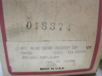 New Leeds & Northrup 018374 Alarm Assembly
