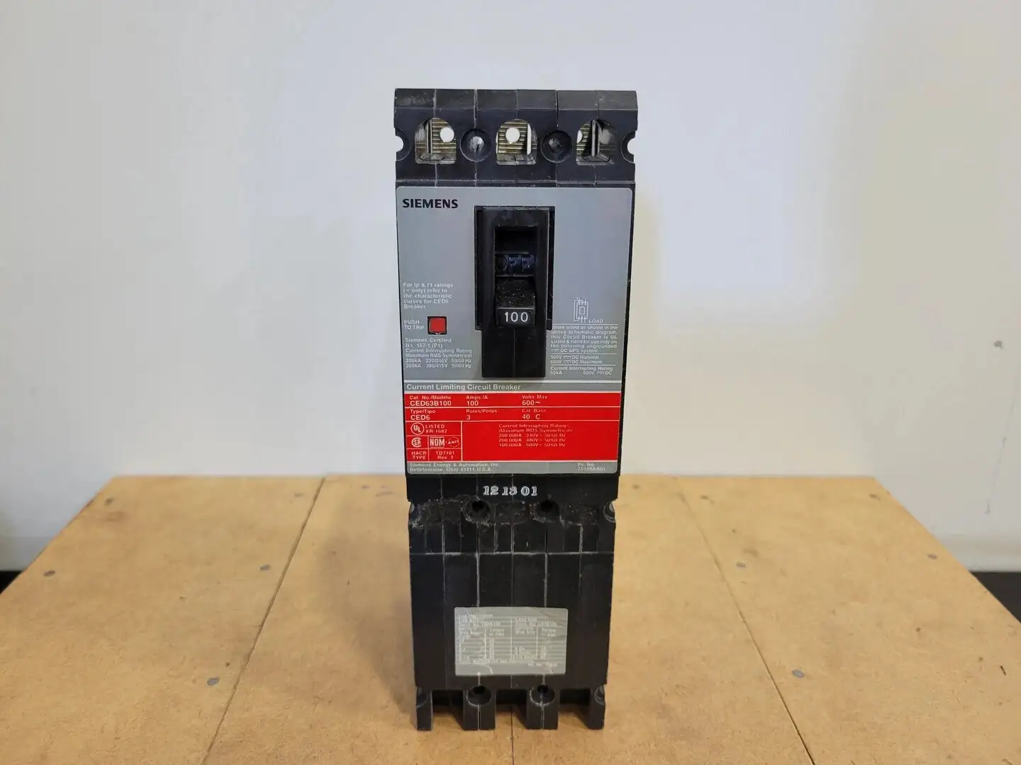 USED SIEMENS CED63B100