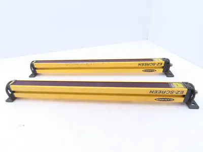 Banner EZ-SCREEN Light Curtain Transmitter Receiver Set 450mm 20 ft Range