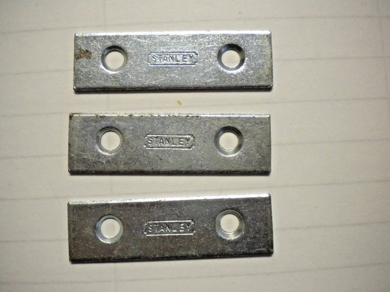 Stanley Mending Plates ( lot of 3)